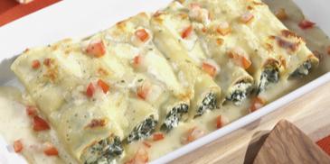 Spinat-Cannelloni