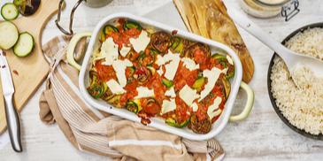 Zucchini-Auberginen-Röllchen