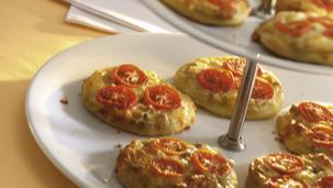 Herzhafte Mini-Pizzen