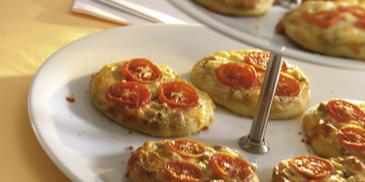 Herzhafte Mini-Pizzen