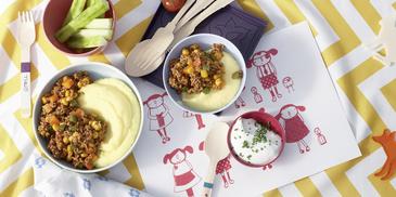 Bunte Hackfleischpfanne
