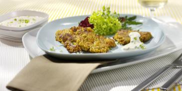 Bunte Röstitaler mit leckerem Dip