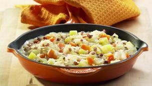 Kartoffel-Sauerkraut-Pfanne