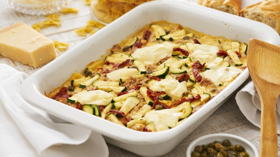 Nudel-Thunfisch-Gratin