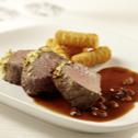 Rinderfilet mit Bratapfelkruste