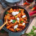 Pasta Bolognese mit Burrata