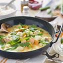 Buntes Fisch-Curry