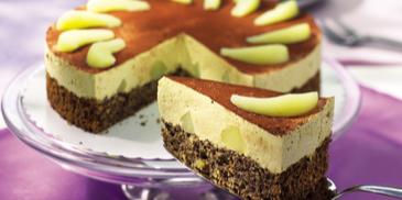 Cappuccino-Birnen-Torte