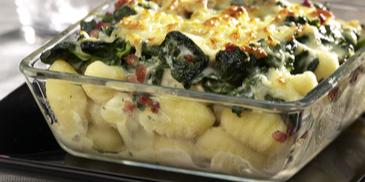Gnocchi-Spinat-Gratin