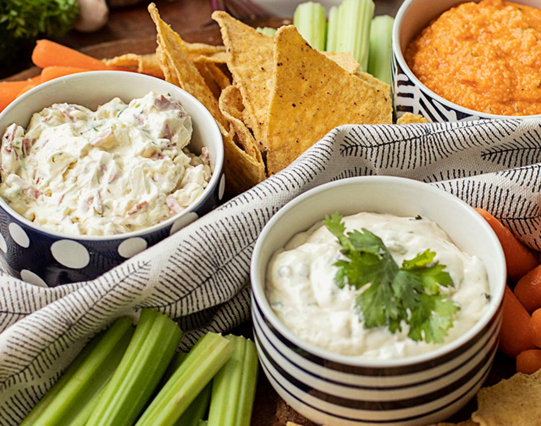 4. Salsas y dips: