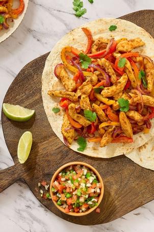 Chicken-Fajitas im Airfryer mit Pico de Gallo