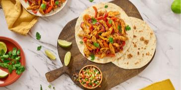 Chicken-Fajitas im Airfryer mit Pico de Gallo