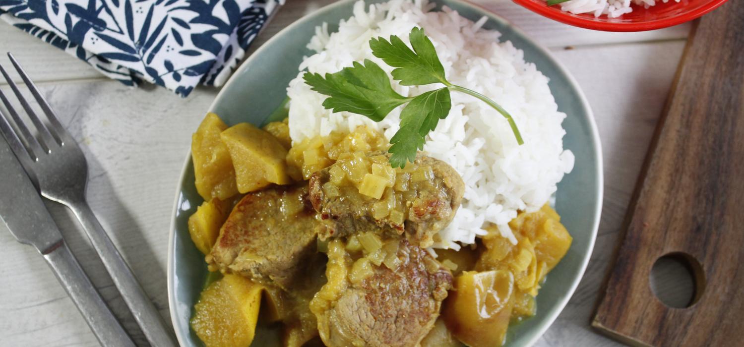 Filet mignon aux pommes et curry Cookeo | MAGGI