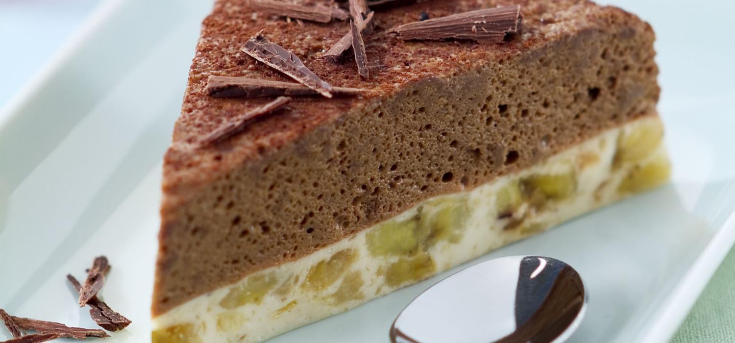 Gateau Mousseux Au Chocolat Et Fondant De Bananes Nestle Dessert