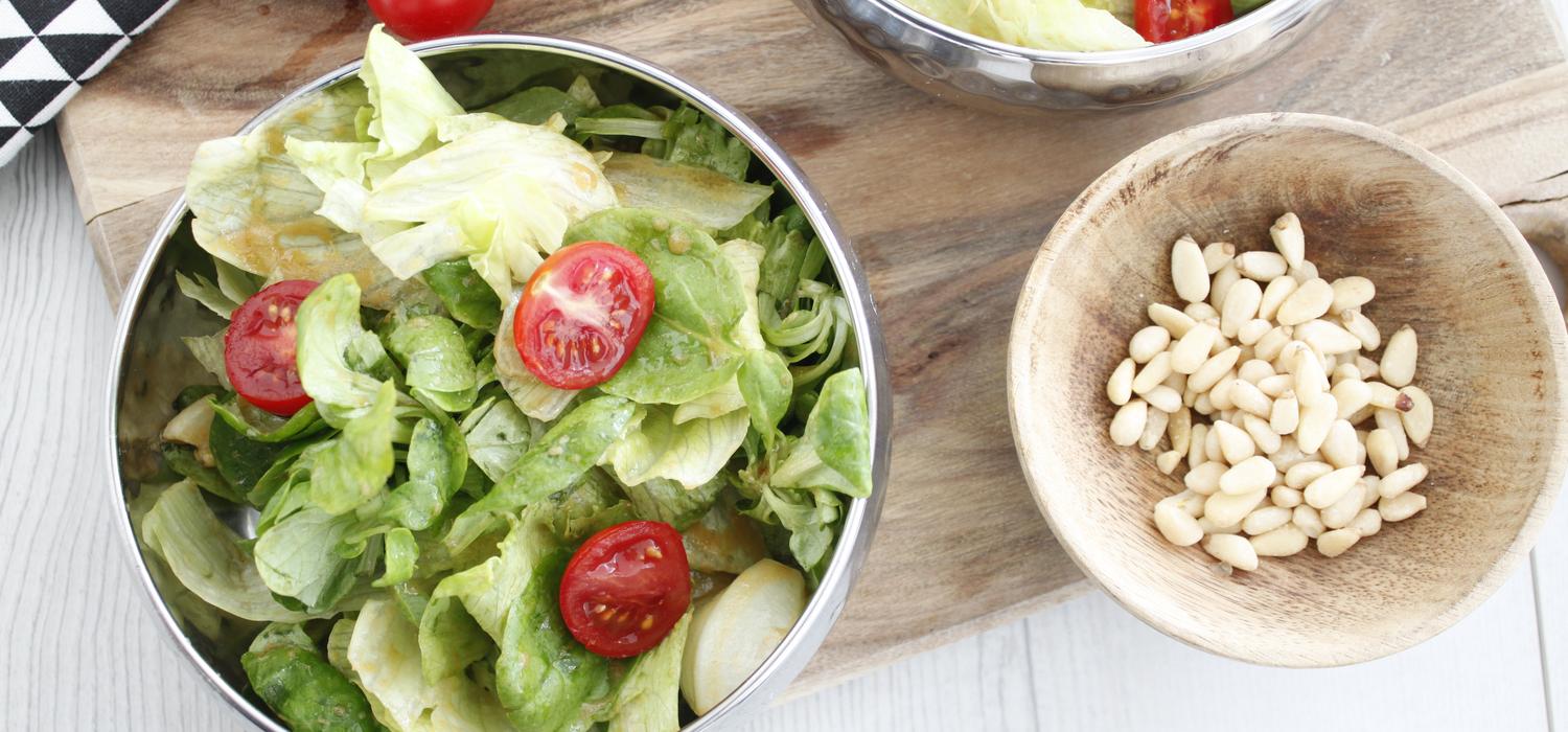 Salade verte vinaigrette à l'ail et moutarde MAGGI