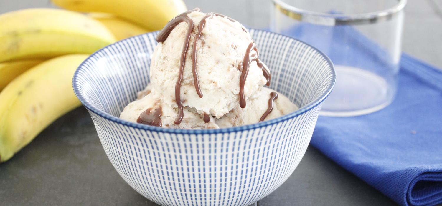 Glace banane chocolat au Lait Concentré Companion | LAIT CONCENTRE SUCRE