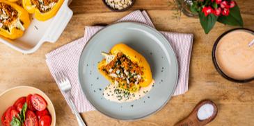 Gefüllte Paprika mit Couscous