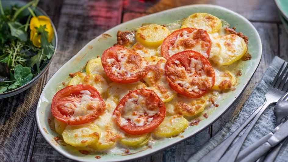 Kartoffel-Gratin Tomate