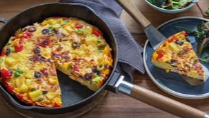 Frittata mit Raclettekäse