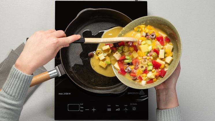 Frittata mit Raclettekäse