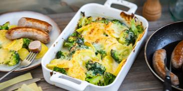 Kartoffel-Gratin Brokkoli