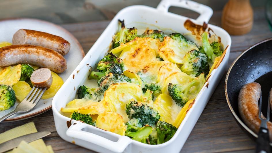 Kartoffel-Gratin Brokkoli