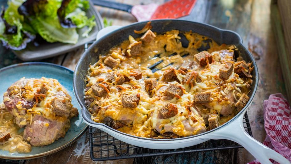 Pariser Zwiebelschnitzel