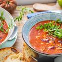 Mediterrane Tomatensuppe