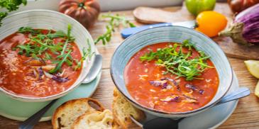 Mediterrane Tomatensuppe