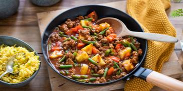 Schnelle Hackfleischpfanne