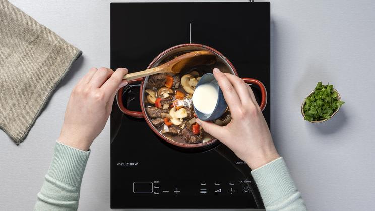 Rindersaftgulasch mit Pilzen