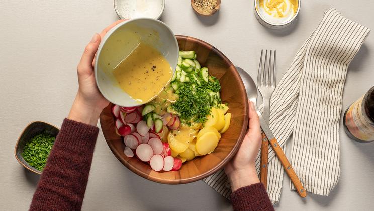 Bunter Kartoffelsalat