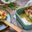 Lachs-Lasagne mit Spinat