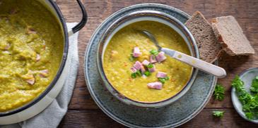 Erbsensuppe mit Kasseler