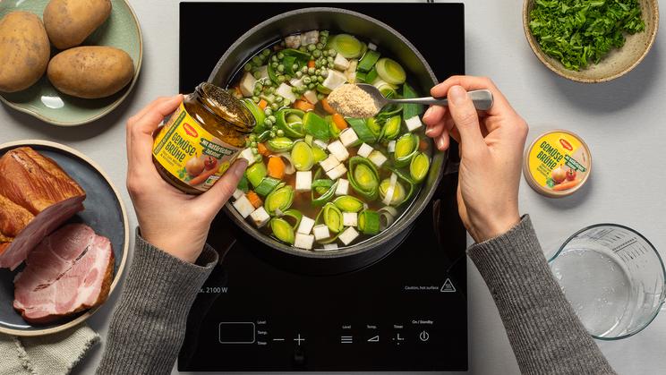 Erbsensuppe mit Kasseler