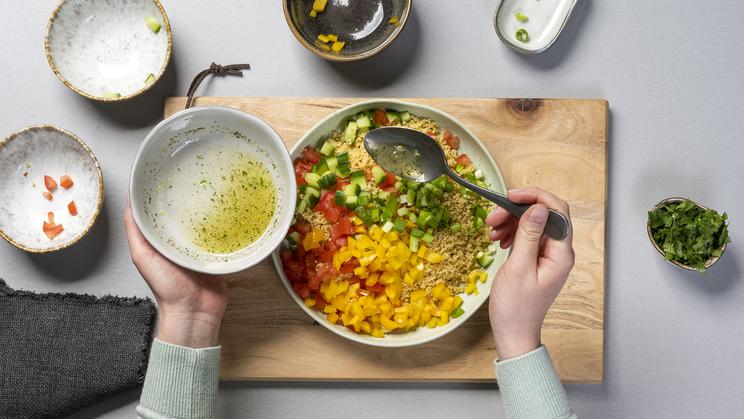 Gemüse-Couscous-Salat