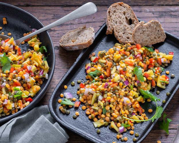 Mango-Linsen-Salat