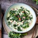 Grünkohlsuppe mit Speck
