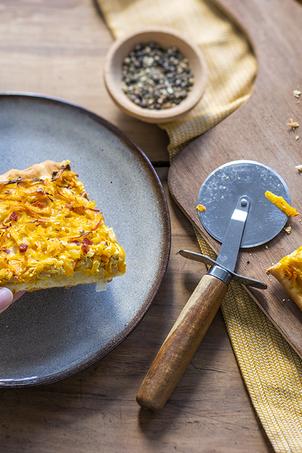 Zwiebel-Kürbis-Kuchen