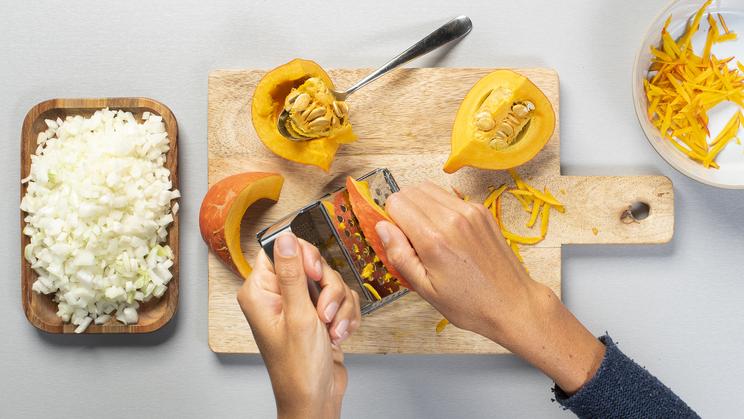 Zwiebel-Kürbis-Kuchen