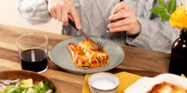 Cannelloni mit Tofu-Nuss-Füllung