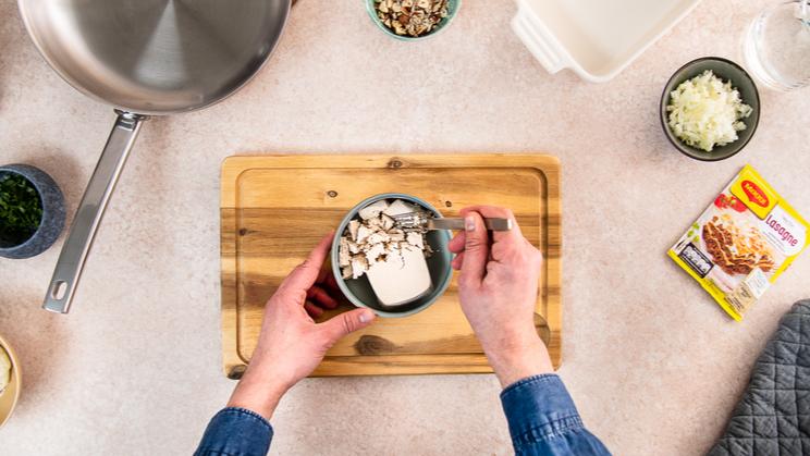 Cannelloni mit Tofu-Nuss-Füllung