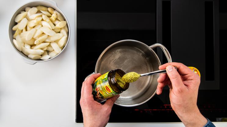 Spargeltarte mit Lauch und Feta