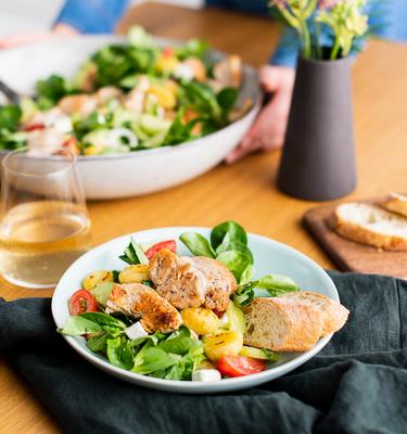 Bunter Gnocchi-Salat