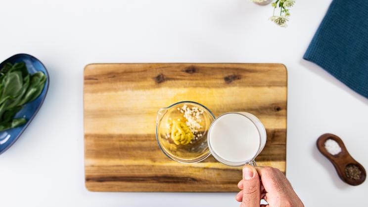 Butternut Pommes mit Basilikum Aioli