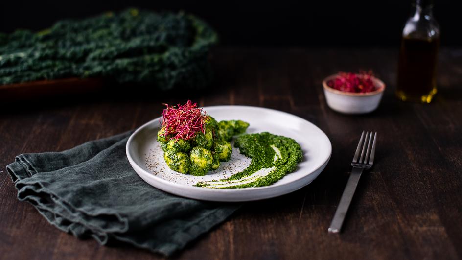 Gnocchi mit Grünkohlpesto