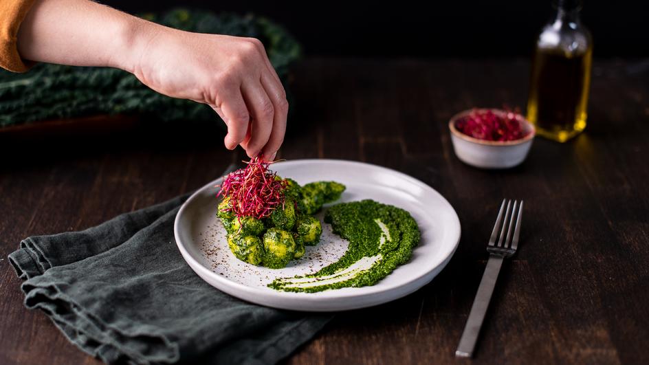 Gnocchi mit Grünkohlpesto