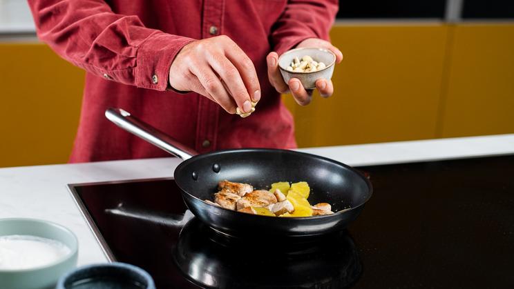 Curry-Hähnchen-Geschnetzeltes