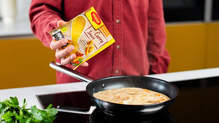 Curry-Hähnchen-Geschnetzeltes