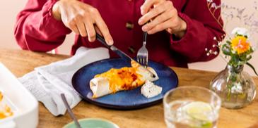 Pikante Enchiladas mit Hähnchen